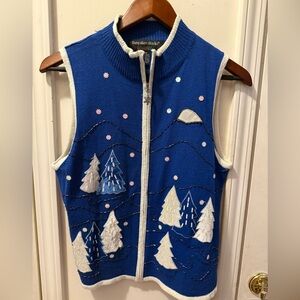 Hampshire Studio Christmas Sweater Vest